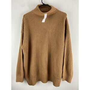 American Eagle brown cable knit sweater size Small (1113) ***Runs Large***NWT!!